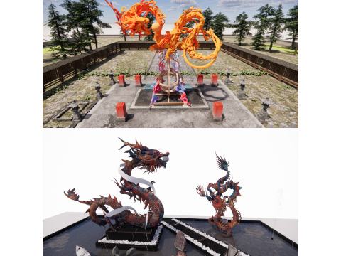 Drago cinese -B3 Modello di stampa 3D