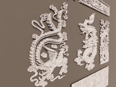 Chinese Dragon -B5 3D Print Model