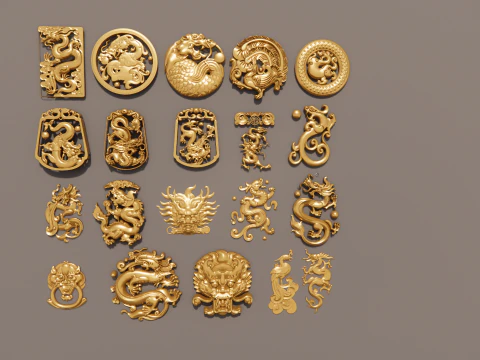 Chinese Draak -B6 3D printmodel