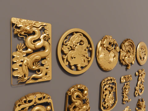 Chinese Dragon -B6 3D Print Model