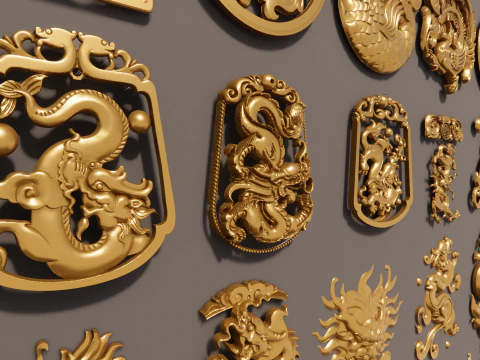 Chinese Dragon -B6 3D Print Model