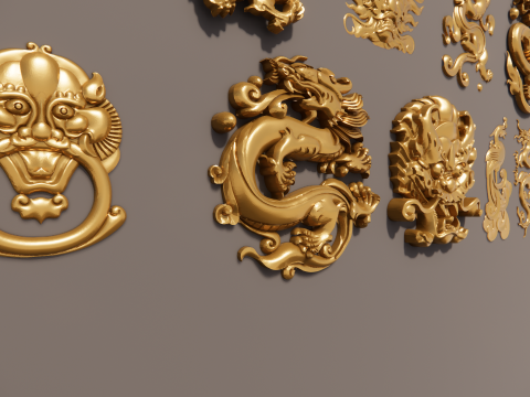 Çin Ejderhası -B6 3D Baskı Modeli