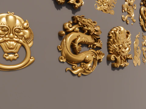 Chinese Dragon -B6 3D Print Model