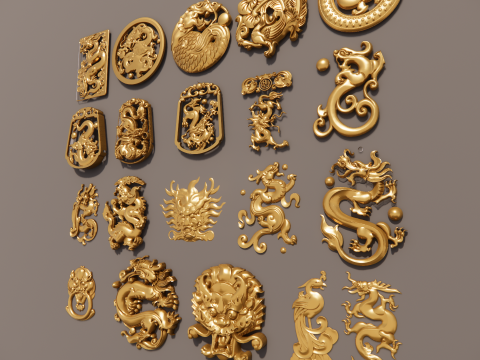 Çin Ejderhası -B6 3D Baskı Modeli