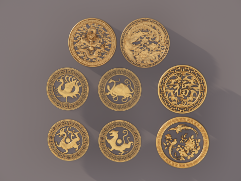 Dragon chinois -B7 Modèles 3D en vedette