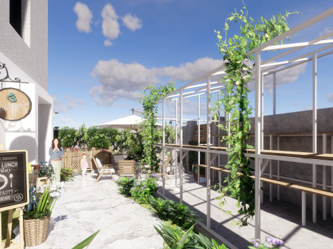 餐厅 咖啡厅-B1 3D 模型