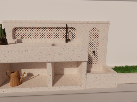 带水槽浴室柜-B1 3D 模型