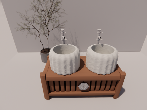 Badkamermeubel Met Wastafel -B2 3D Model