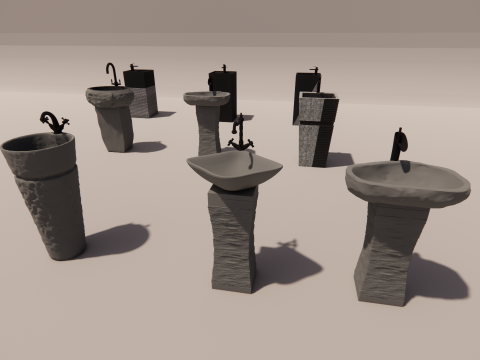 Badezimmerschrank mit Waschbecken -B7 3D Modell