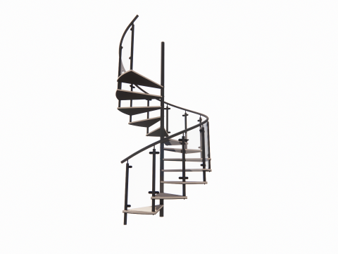 Escalera de caracol -B4 Modelo 3D