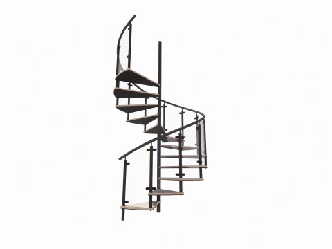 Spiral staircase -B4 3D Model