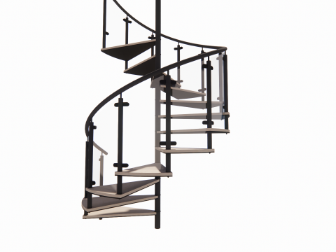 Escalera de caracol -B4 Modelo 3D