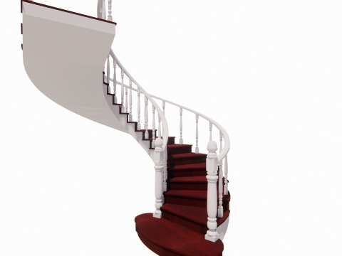 Escalera de caracol -B4 Modelo 3D