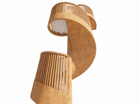 Spiral staircase -B3 3D Model