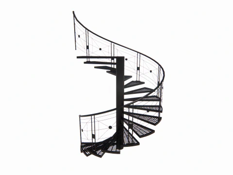 Spiral staircase -B5 3D Model
