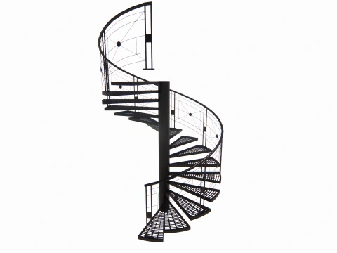 Spiral staircase -B5 3D Model