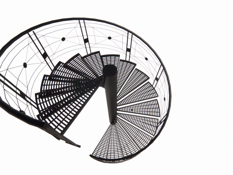 Spiral staircase -B5 3D Model