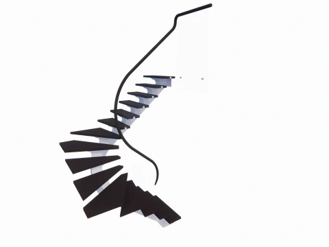 Spiral staircase -B6 3D Model