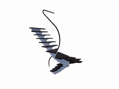 Escalera de caracol -B6 Modelo 3D