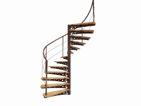 Spiral staircase -B7 3D Model