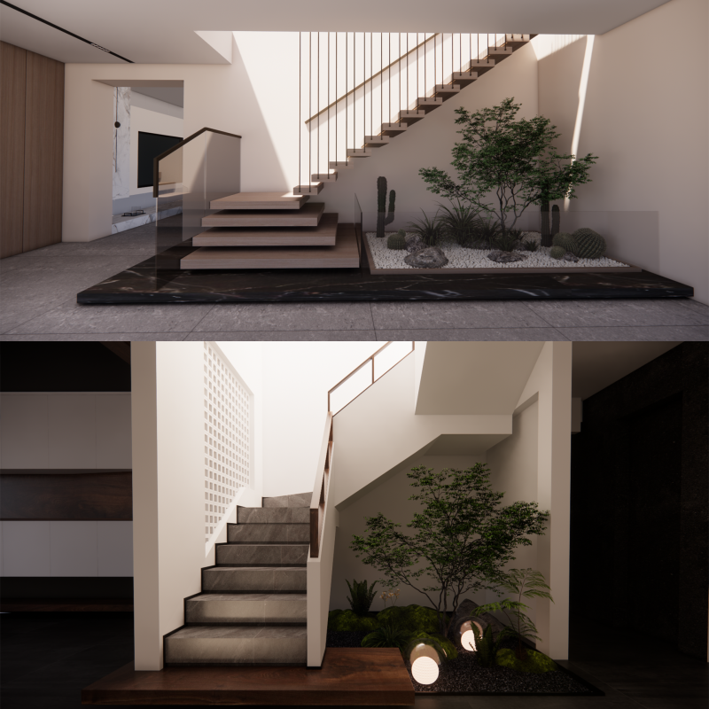 Escalera de caracol -B8 Modelo 3D .c4d .max .obj .3ds .fbx .stl .blend