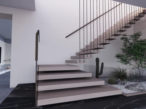 Spiral staircase -B8 3D Model
