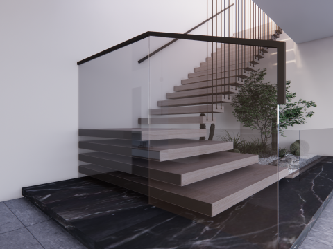 Escalera de caracol -B8 Modelo 3D