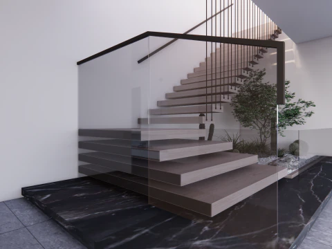 Spiral staircase -B8 3D Model