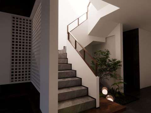 Escalera de caracol -B8 Modelo 3D