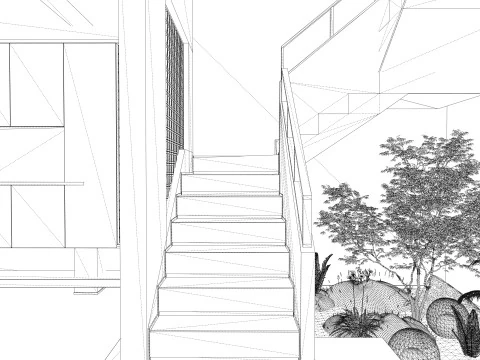 Spiral staircase -B8 3D Model