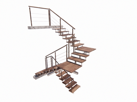 Escalier en colimaçon -B9 Modèle 3D