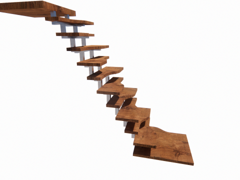 Escalier en colimaçon -B9 Modèle 3D