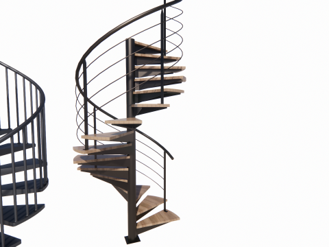 Escalera de caracol -B10 Modelo 3D