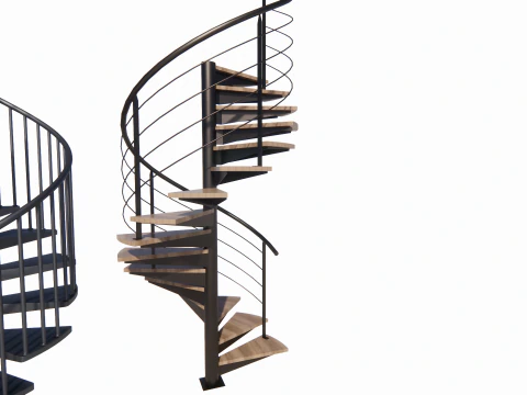 Spiral staircase -B10 3D Model
