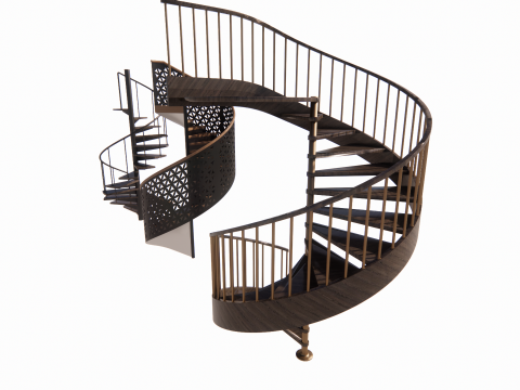 Escalera de caracol -B11 Modelo 3D