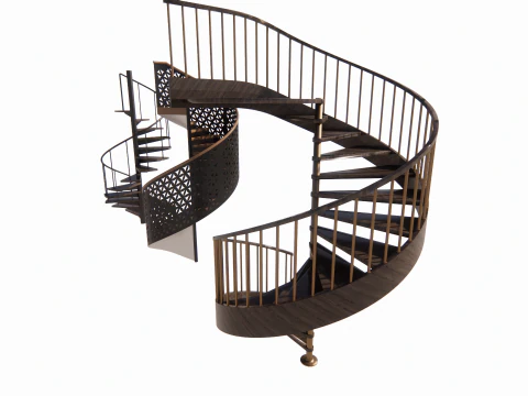 Spiral staircase -B11 3D Model