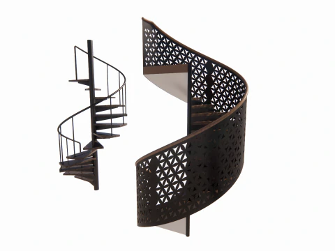 Spiral staircase -B11 3D Model