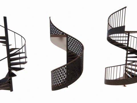 Spiral staircase -B11 3D Model
