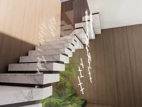 Spiral staircase -B12 3D Model