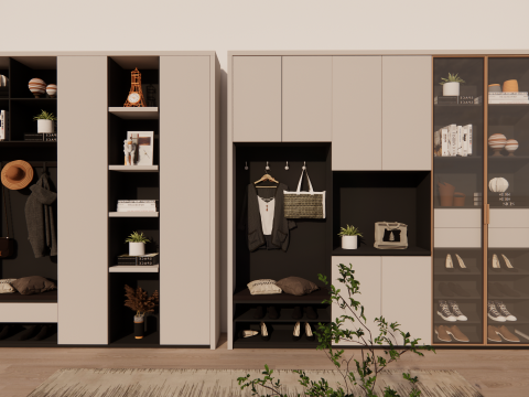 Kledingkast -B1 3D Model