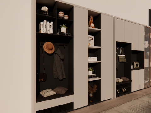 Kledingkast -B1 3D Model