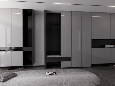 Kledingkast -B1 3D Model