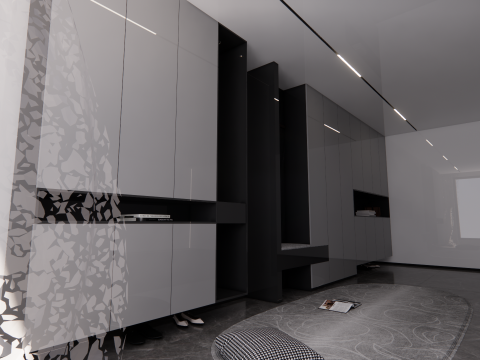 Kledingkast -B1 3D Model