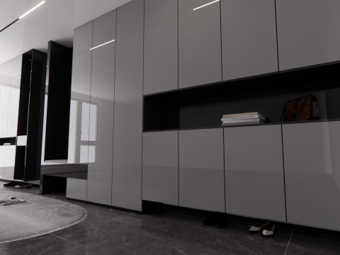 Kledingkast -B1 3D Model