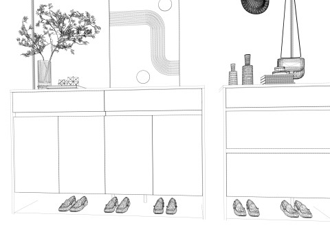 Kledingkast -B2 3D Model