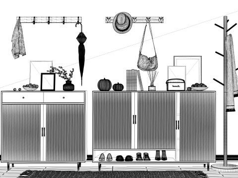 Kledingkast -B2 3D Model