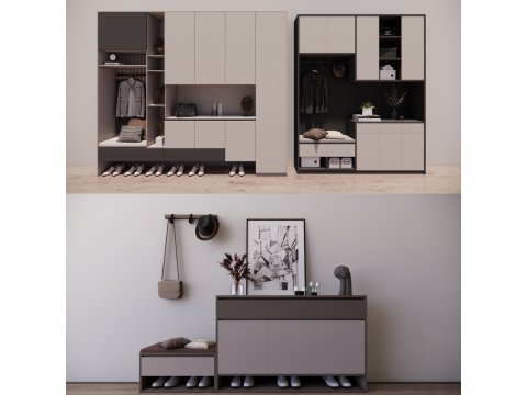 Wardrobe -B3 3D Model