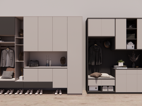 Wardrobe -B3 3D Model