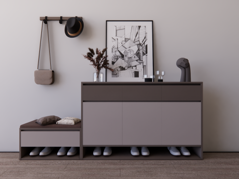 Wardrobe -B3 3D Model