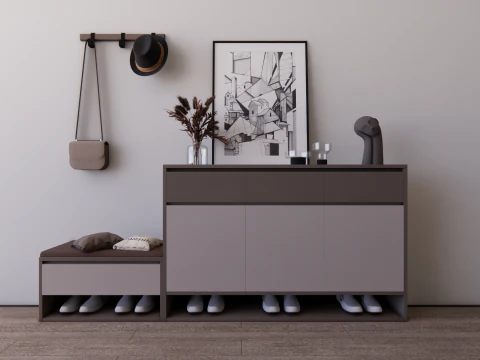 Wardrobe -B3 3D Model